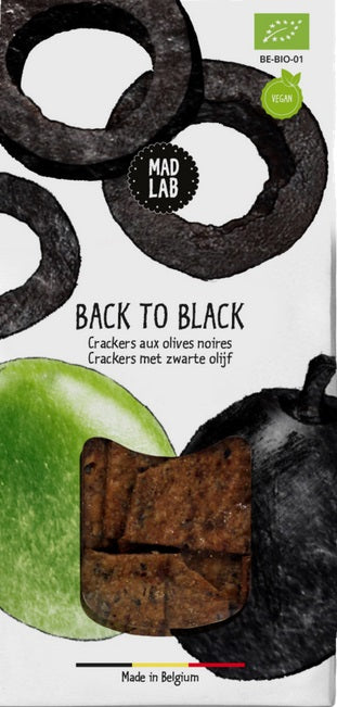 Zwarte olijf crackers "Back to black"
