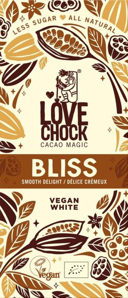 Vegan Witte Chocola 'BLISS' BIO