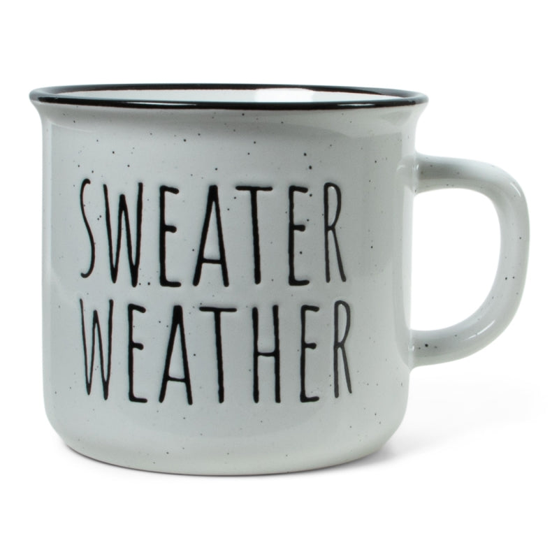 Retro mok wit 'Sweater Weather'