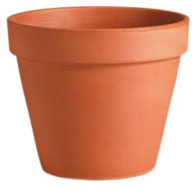 Roodsteen terracotta bloempot 13cm