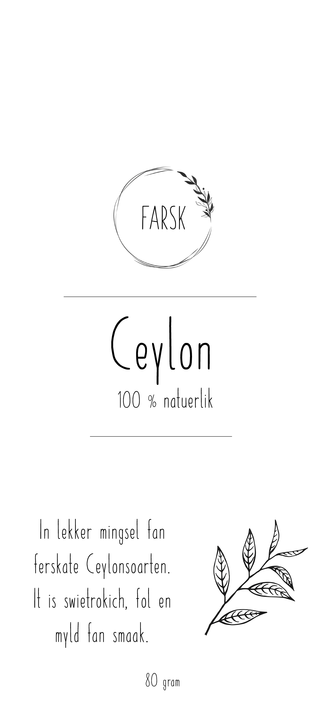 Ceylon - Losse zwarte thee