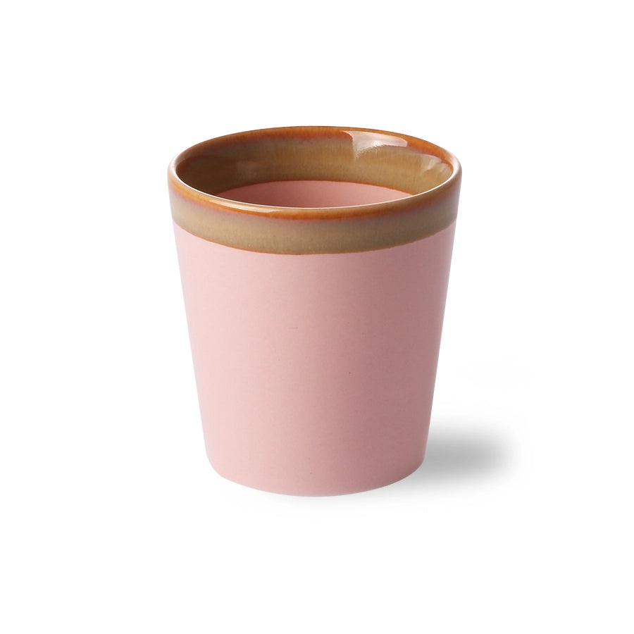 HKliving - Koffie mok Pink 70's keramiek