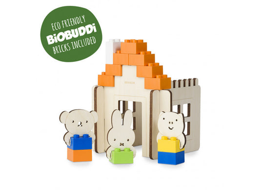 Houten duplo huis Nijntje