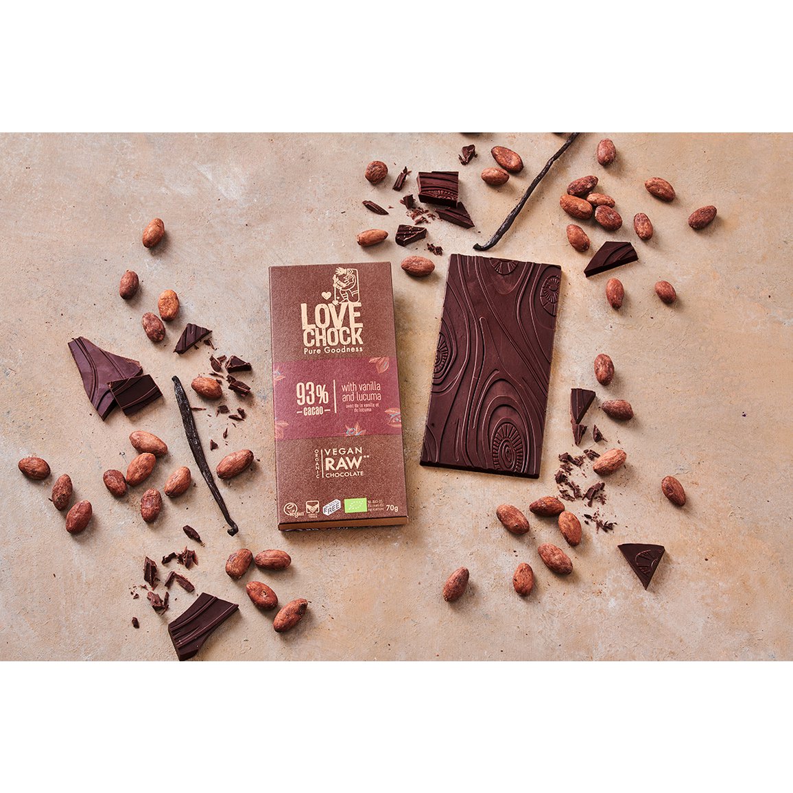 Vegan Chocolade 93% Cacao BIO