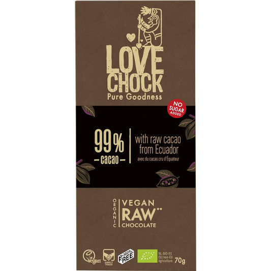 Vegan Chocolade 99% Cacao BIO