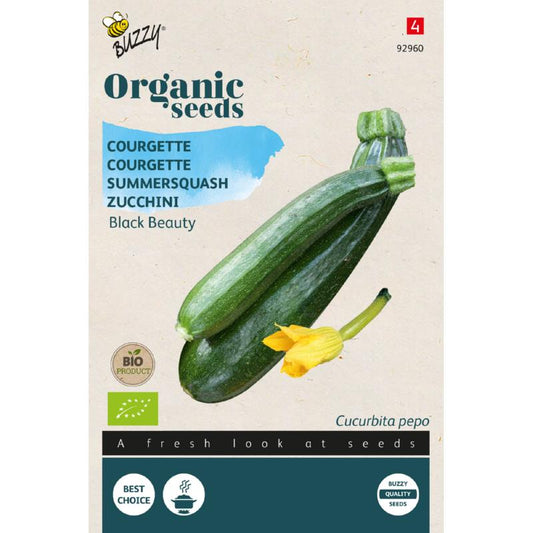 Biologische Courgette Black Beauty