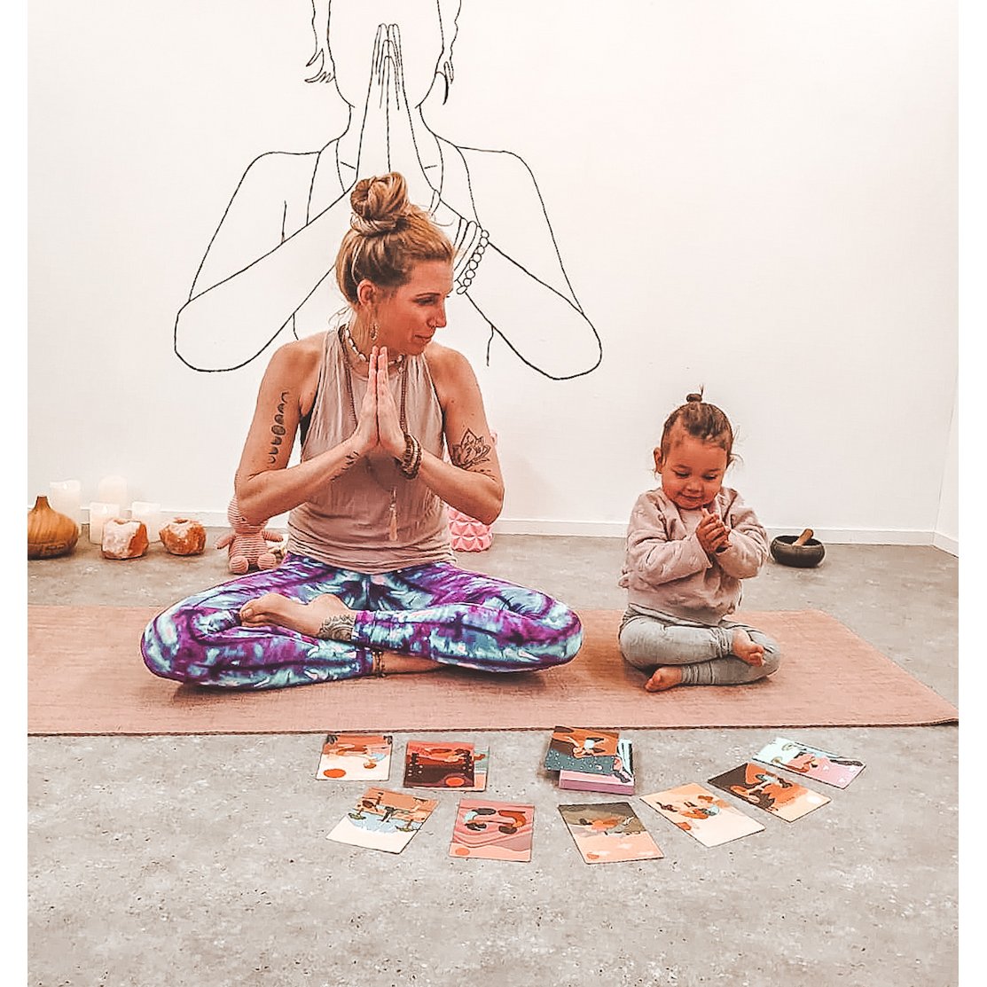 Partner yogakaarten voor kinderen