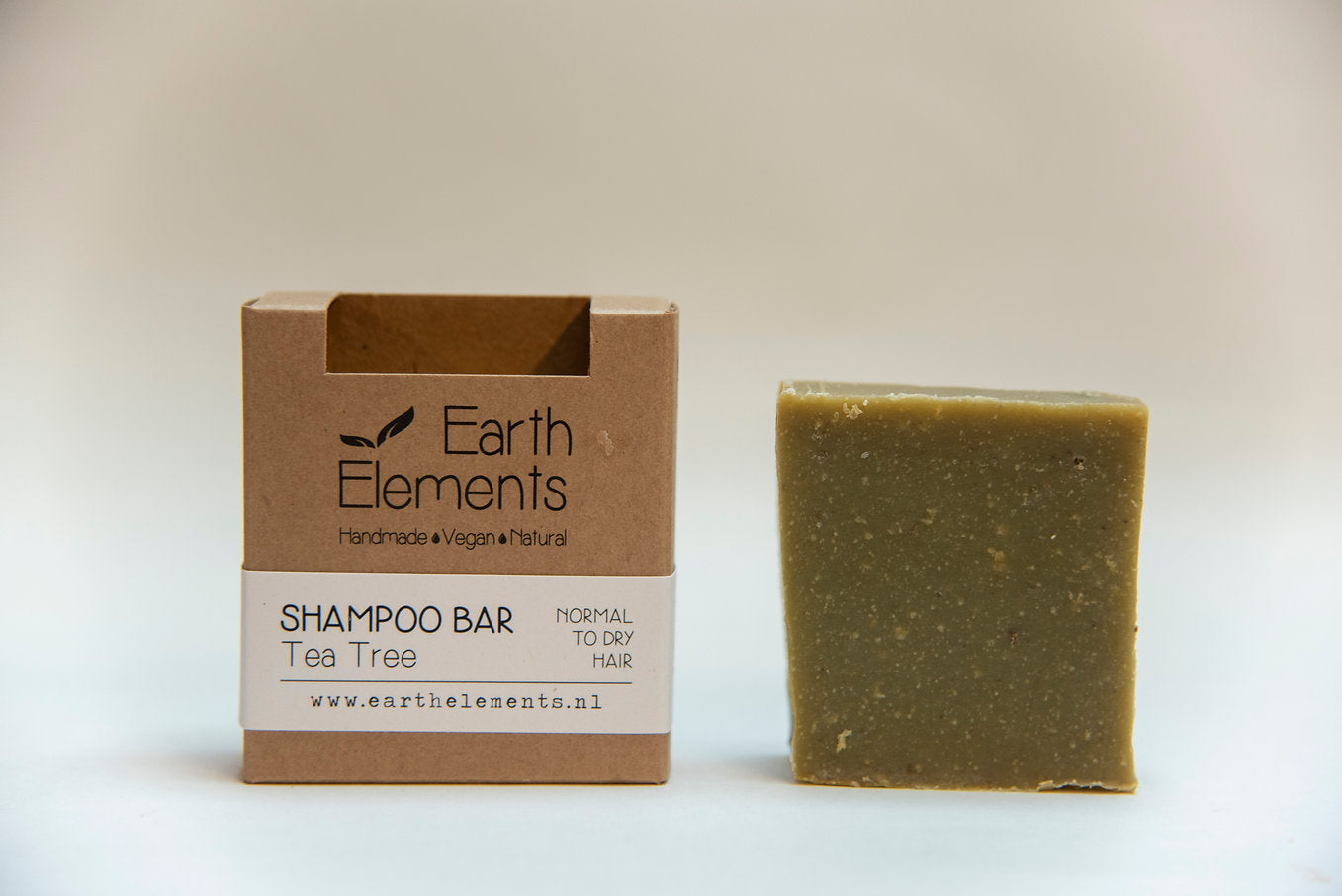 Tea tree (normaal tot droog haar) - Natuurlijke vegan haarzeep/shampoo bar